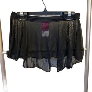 Capezio High-Low Black Ballet Dance Skirt